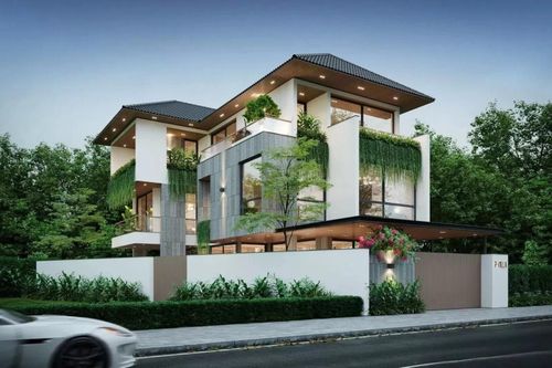 5 mẫu nhà 3 tầng mái dốc đáng lựa chọn
