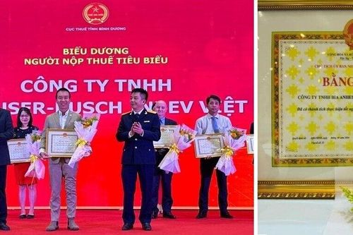 AB InBev Việt Nam được biểu dương người nộp thuế tiêu biểu 2020-2022