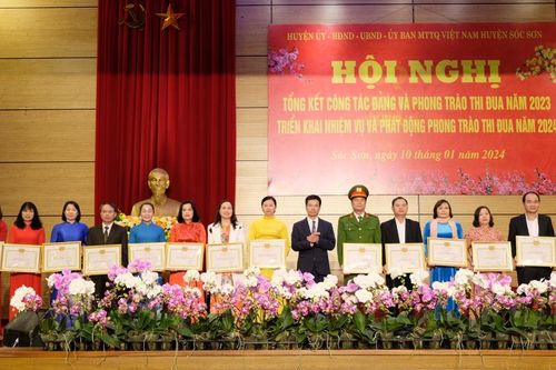 Huyện Sóc Sơn: Tạo động lực phát triển từ các phong trào thi đua