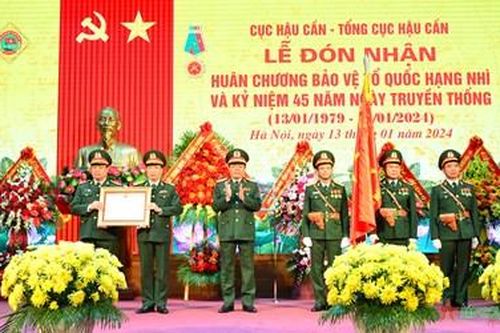Cục Hậu cần, Tổng cục Hậu cần đón nhận Huân chương bảo vệ Tổ quốc hạng Nhì