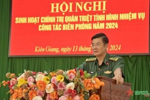 Bộ đội Biên phòng Kiên Giang quán triệt nhiệm vụ công tác biên phòng năm 2024
