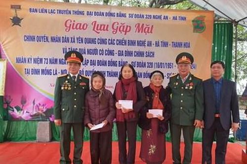 Cựu chiến binh Đại đoàn Đồng Bằng - Sư đoàn 320 về nguồn