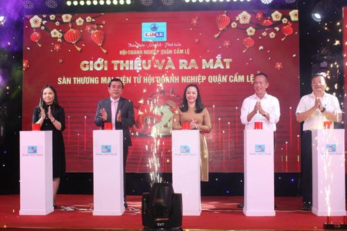 Hội doanh nghiệp Q.Cẩm Lệ phát động chương trình 'Xuân yêu thương' và ra mắt Sàn giao dịch thương mại điện tử