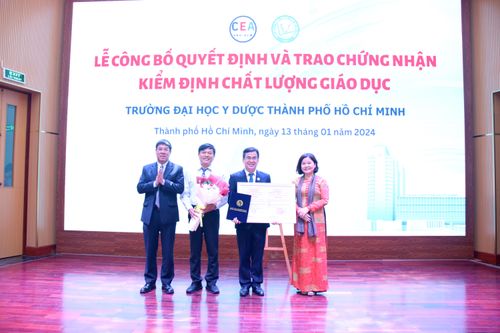 Trường Đại học Y Dược TPHCM đạt kiểm định chất lượng cơ sở giáo dục chu kỳ 2