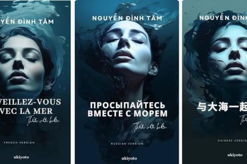 Trường ca 'Thức với biển' cùng lúc xuất bản bằng 5 ngôn ngữ