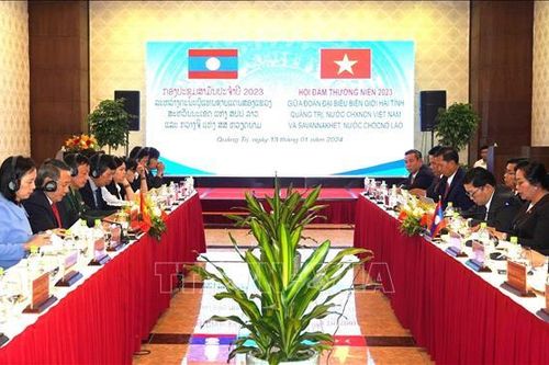 Hội đàm công tác biên giới hai tỉnh Quảng Trị - Savannakhet
