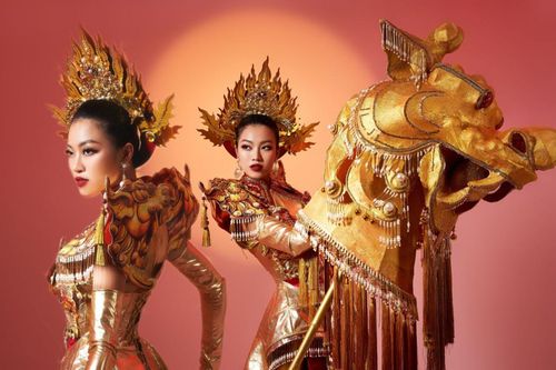 Trang phục dân tộc độc đáo của Đoàn Thu Thủy tại Miss Global 2023