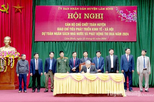 Lâm Bình phát động phong trào thi đua năm 2024