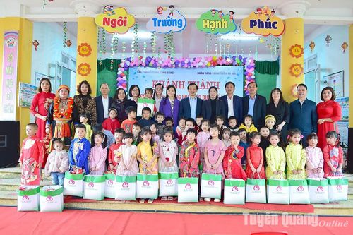 Khánh thành phòng giáo dục thể chất trường Mầm non xã Kiên Đài