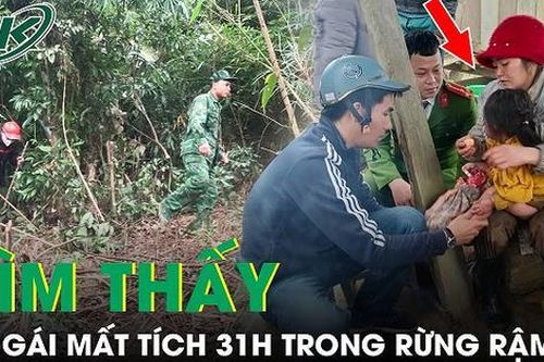 Lời kể Thượng úy Công an tìm thấy bé gái sinh năm 2022 bị lạc 31 giờ trong rừng rậm ở Nghệ An