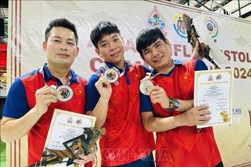 Việt Nam giành thêm Huy chương Bạc tại Giải Bắn súng vô địch châu Á 2024