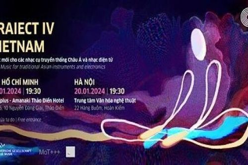 Nhạc cụ truyền thống là trọng tâm của hòa nhạc TRAIECT IV VIETNAM