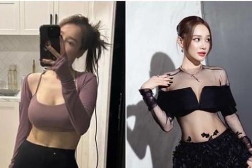 Nhã Phương khoe chế độ tập khắc nghiệt để lấy lại cơ bụng sau sinh con thứ 2
