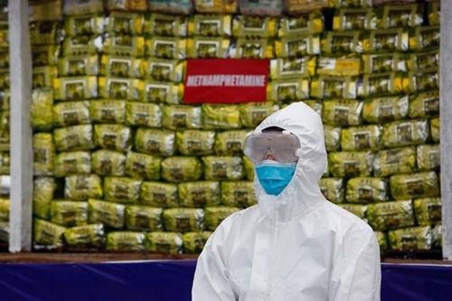 Myanmar thu giữ 1,45 tấn ma túy đá