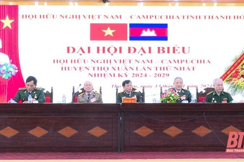 Đại hội đại biểu Hội hữu nghị Việt Nam - Campuchia huyện Thọ Xuân lần thứ nhất, nhiệm kỳ 2024-2029