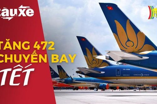 Các hãng hàng không tăng thêm 472 chuyến bay Tết| Bản tin Tàu và Xe | 14/01/2024