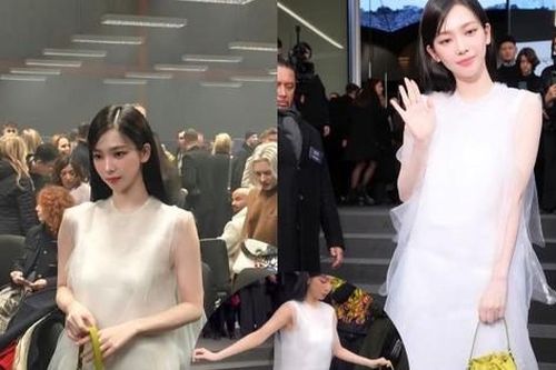 Karina aespa đẹp tựa thiên nga tại Milan Fashion Week, gặp sự cố với giày cao gót