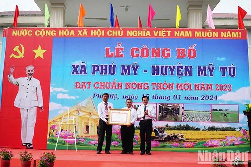 Sóc Trăng: Xã Phú Mỹ có hơn 93% đồng bào Khmer đạt chuẩn nông thôn mới