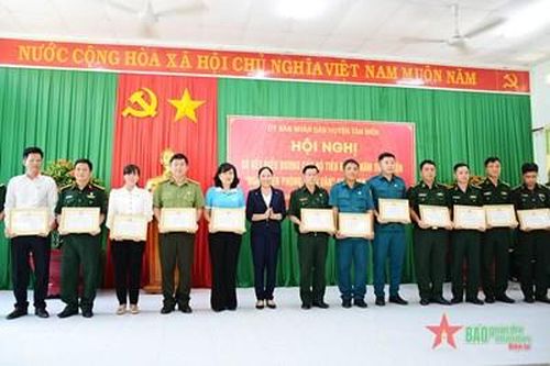 Huyện Tân Biên (tỉnh Tây Ninh) thực hiện hiệu quả 'Ngày hội biên phòng toàn dân'