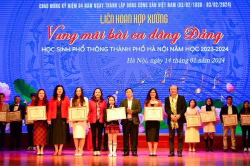 Trường Newton đạt giải Nhất liên hoan hợp xướng học sinh Hà Nội