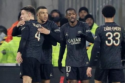 Hình ảnh trận đấu Kylian Mbappe tỏa sáng, PSG vững vàng vị trí đầu Ligue 1 2023/24