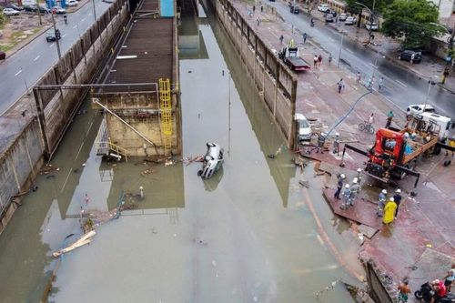 Brazil: Mưa lớn biến nhiều tuyến đường thành sông, 11 người thiệt mạng