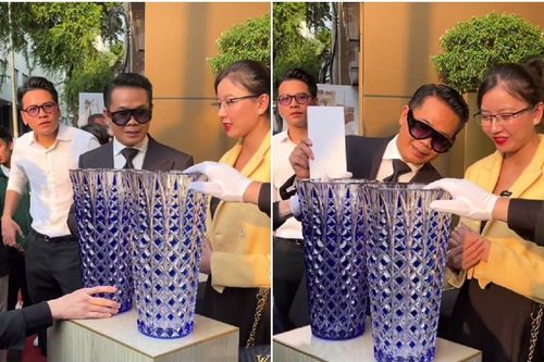 2 bình hoa gần nửa tỷ đồng được Thái Công trưng bày ở vỉa hè, dân tình lo ngay ngáy một điều