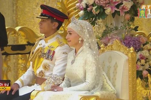 Đám cưới xa hoa của hoàng gia Brunei