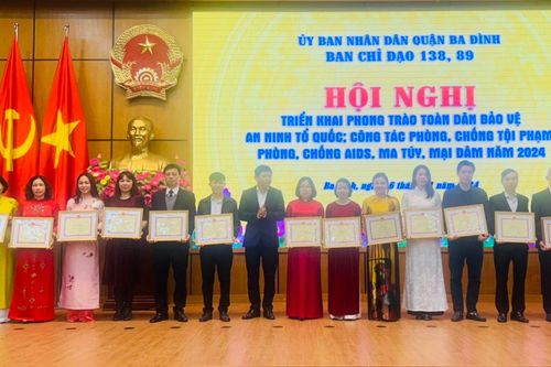 Quận Ba Đình đẩy mạnh phong trào toàn dân bảo vệ an ninh Tổ quốc, phòng chống tội phạm năm 2024