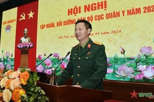 Cục Quân y, Tổng cục Hậu cần tổ chức hội nghị tập huấn, bồi dưỡng cán bộ năm 2024