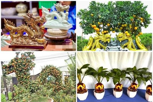 Vật phẩm hình rồng sôi động trước Tết Giáp Thìn 2024