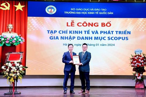 Tạp chí Kinh tế và Phát triển được ghi tên vào danh mục Scopus