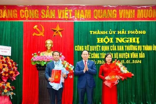 Hải Phòng, Quảng Ninh điều động, bổ nhiệm cán bộ chủ chốt