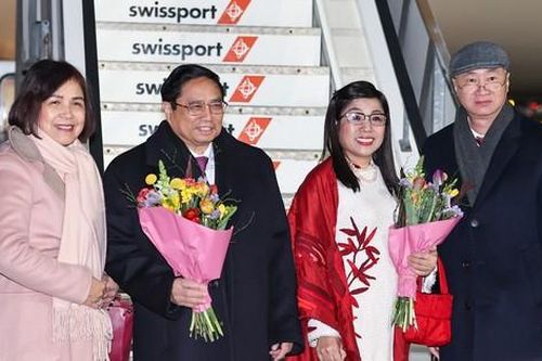 Thủ tướng Phạm Minh Chính tới Thụy Sĩ, bắt đầu chuyến công tác dự WEF Davos 2024