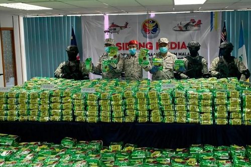 Malaysia: Thu giữ 528 kg ma túy trị giá hàng triệu USD