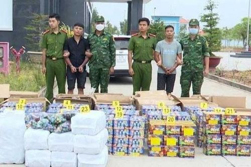 Ngăn chặn pháo lậu trên tuyến biên giới Long An