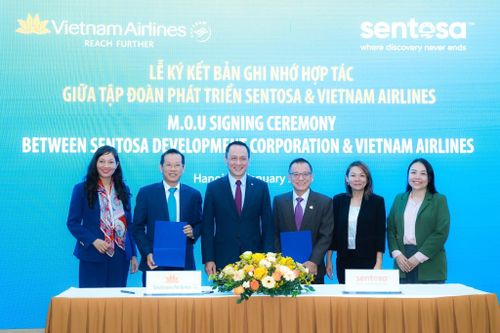 Vietnam Airlines và Tập đoàn SDC của Singapore hợp tác kích cầu du lịch
