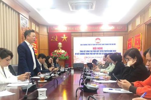 Tăng cường phối hợp tuyên truyền về hoạt động của Mặt trận các cấp thành phố Hà Nội