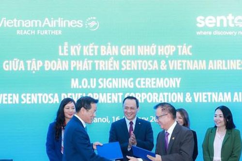 Vietnam Airlines hợp tác kích cầu du lịch giữa Việt Nam và Singapore