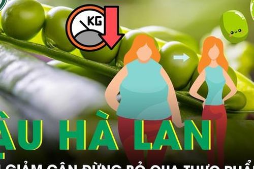 Muốn giảm cân đừng bỏ qua đậu Hà Lan
