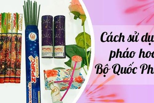 Cách sử dụng các loại pháo hoa Z121 an toàn dịp Tết Nguyên đán Giáp Thìn 2024