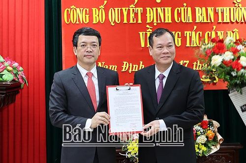 Điều động, bổ nhiệm Bí thư Huyện ủy, Chủ tịch HĐND huyện giữ chức Phó Trưởng Ban Tuyên giáo Tỉnh ủy