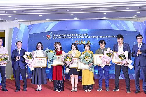 Trao 36 Giải báo chí về công tác Đoàn và phong trào thanh thiếu nhi năm 2023