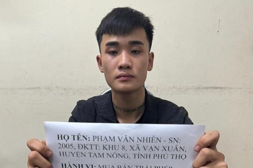 Bắt nam thanh niên chuyên bán ma túy cho học sinh ở Phú Thọ