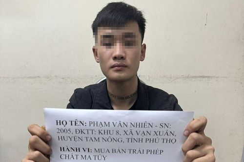 Bắt giữ đối tượng chuyên bán ma túy cỏ cho học sinh ở Phú Thọ