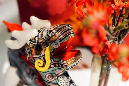 Ngắm linh vật Rồng ngộ nghĩnh của những người thợ đặc biệt