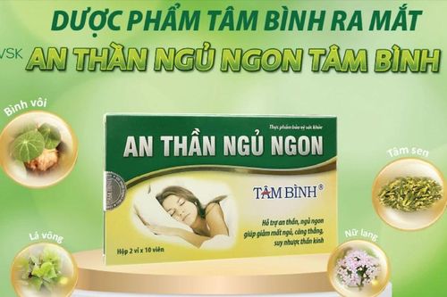 Dược phẩm Tâm Bình ra mắt sản phẩm mới cho người mất ngủ