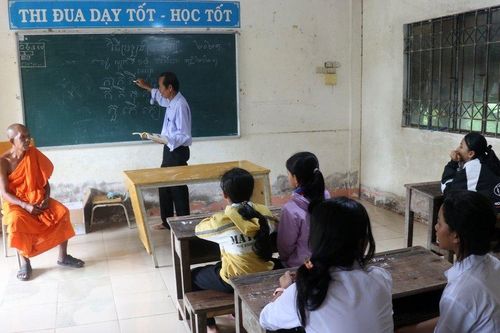 Người tâm huyết, tận tụy với việc dạy chữ Khmer ở Kiên Giang