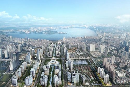 Toàn cảnh khu đô thị Starlake Tây Hồ Tây nơi doanh nghiệp nước ngoài tập trung thành lập 'chợ'