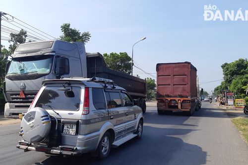 Phân luồng, hạn chế các loại xe sơ-mi rơ-moóc, các xe kéo rơ-moóc lưu thông trên tuyến quốc lộ 14B